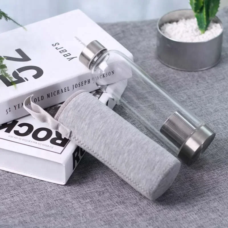 Glass Sport Water Bottle Tea I - Outdoor Sport Glass Water Bottle ulasan dan harga